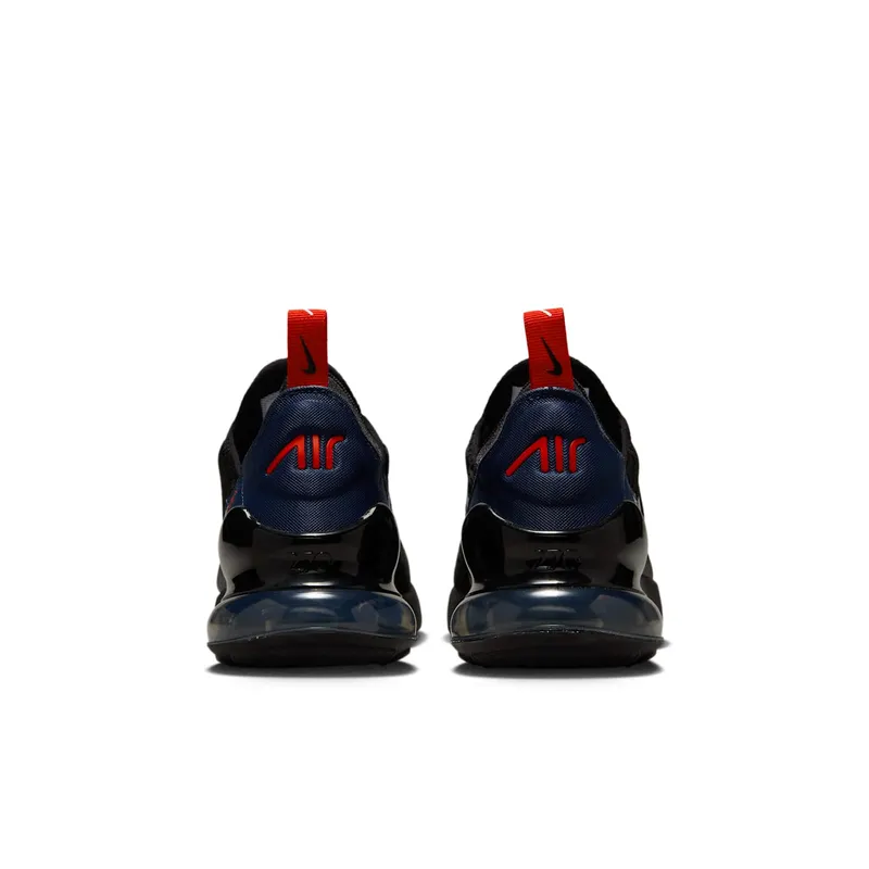 Nike Air Max 270 Black Midnight Navy Red (HJ9565-001)