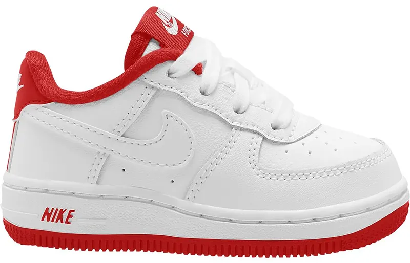 Nike Air Force 1 Low White University Red (TD) White/University Red (CU0815-101)