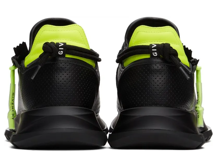 Givenchy Black & Yellow Spectre Zip Sneakers (BH003MH153) (4)