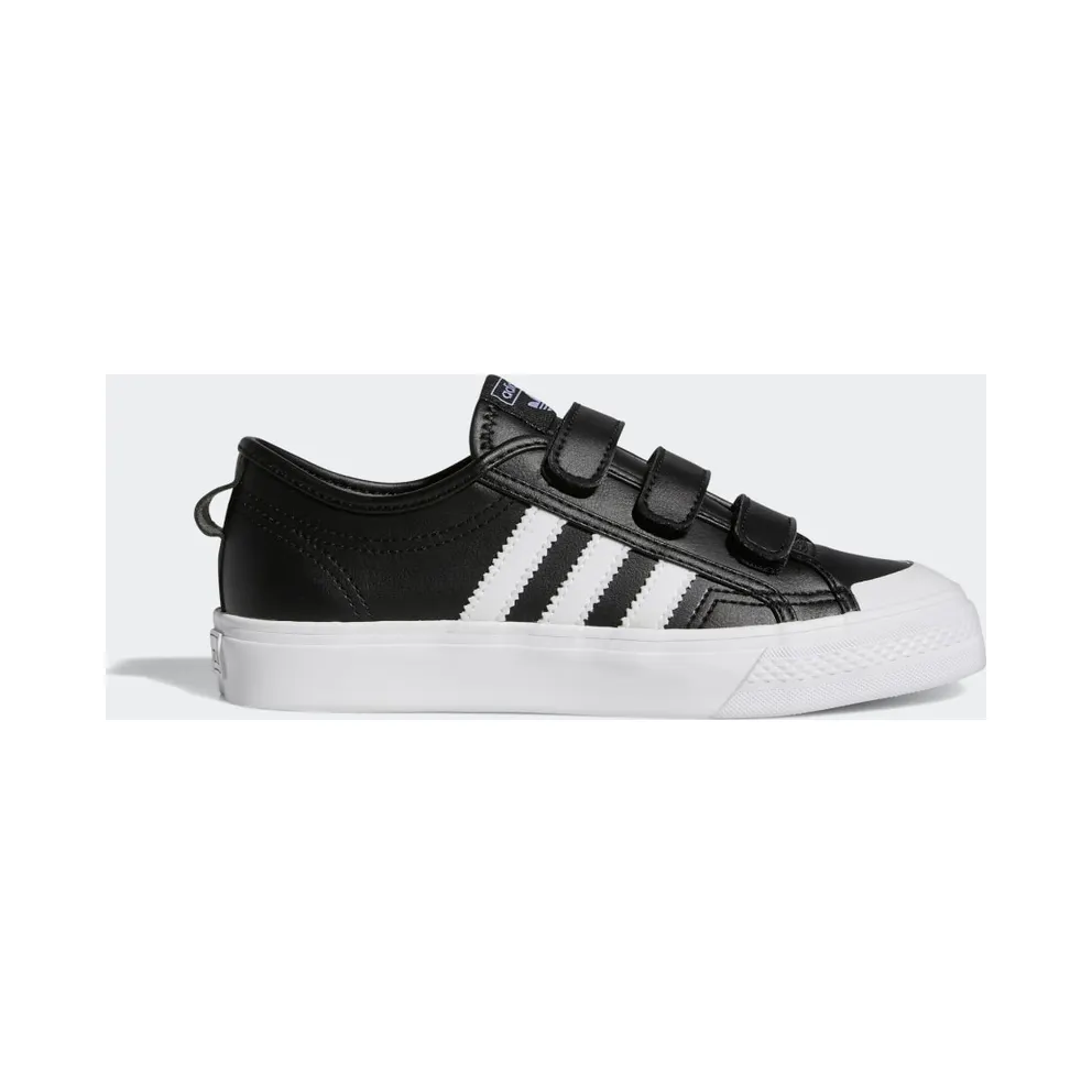 adidas NIZZA CF J Core Black / Cloud White / Cloud White (GX4514)