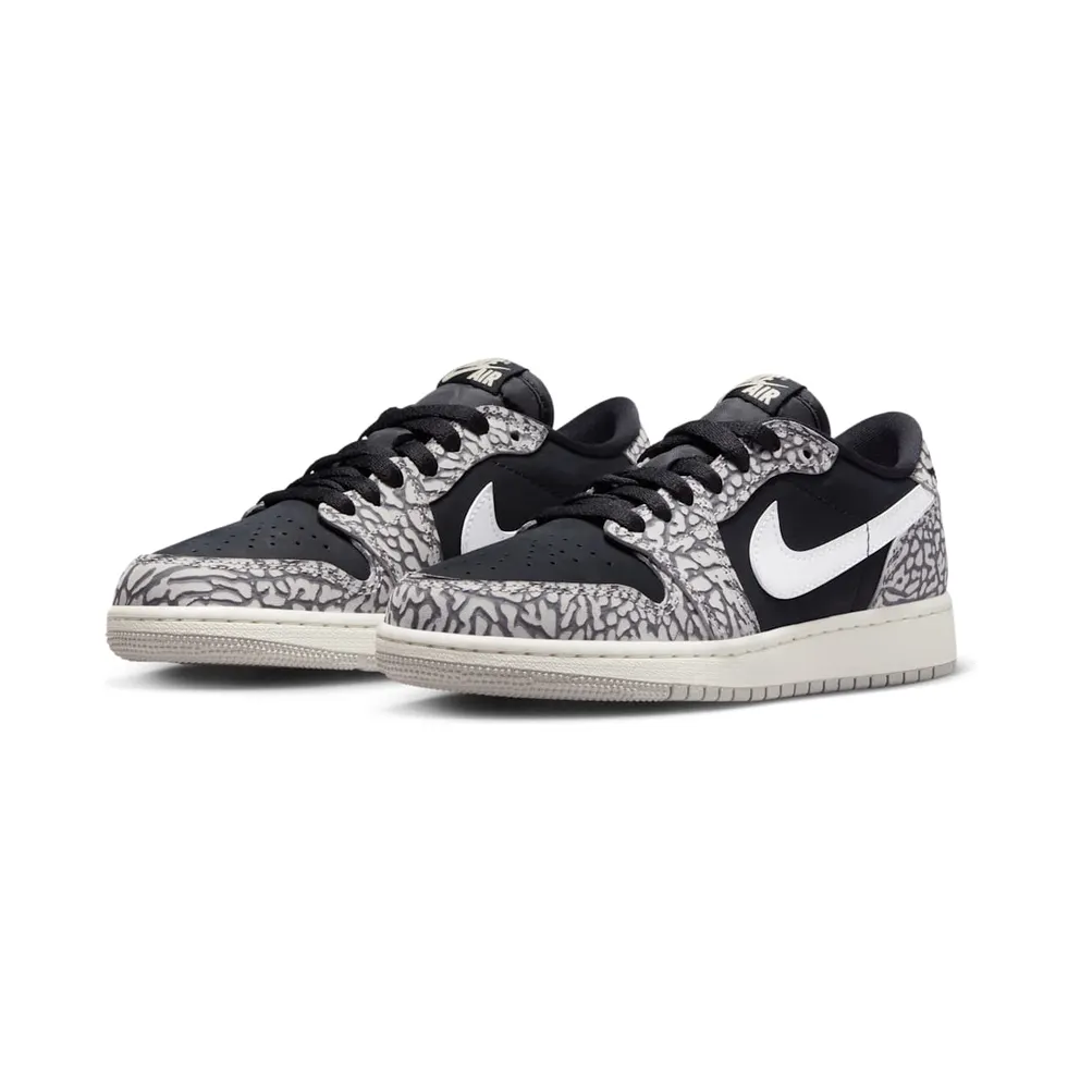 Air Jordan 1 Low GS “Elephant Print” (CZ0858-001)