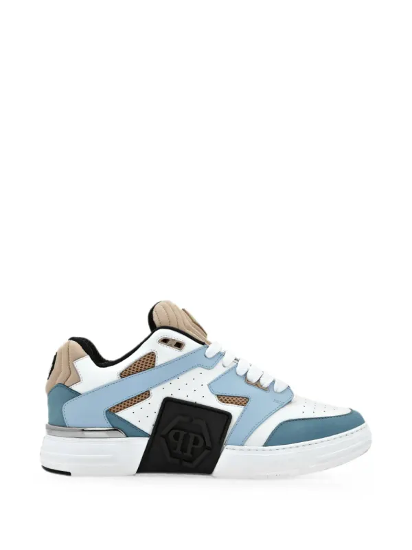 Philipp Plein Hexagon logo-detail panelled sneakers – White (SADSMSC3913PLE010N)