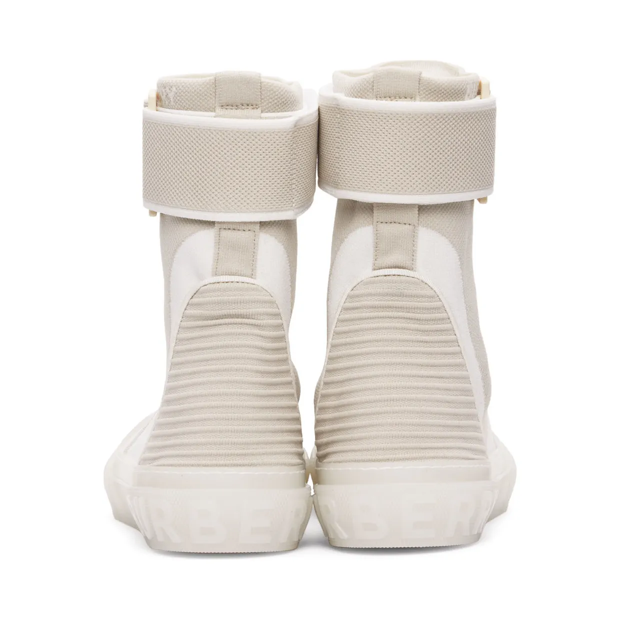 Burberry Beige Sub High Top Sneakers (8052334) (4)