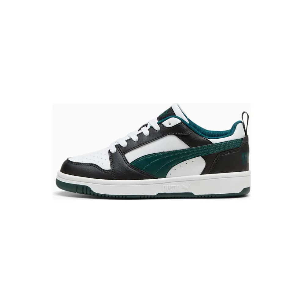 Puma Rebound Black – White – Green (393833-15)