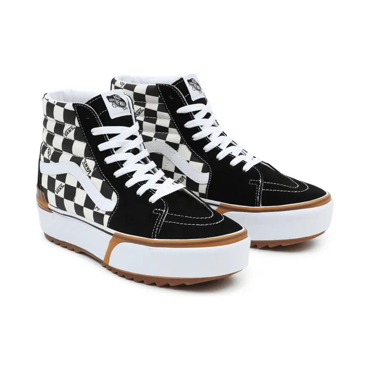 Vans Sk8-Hi Stacked ‘Checkerboard’ Multi/True White (VN0A4BTWVLV)