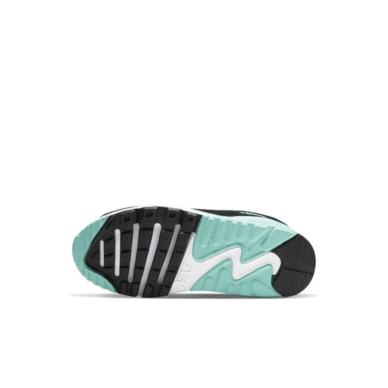 Nike Air Max 90 Hyper Turquoise (PS) White/Light Smoke Grey/Hyper Turquoise (CD6867-102)