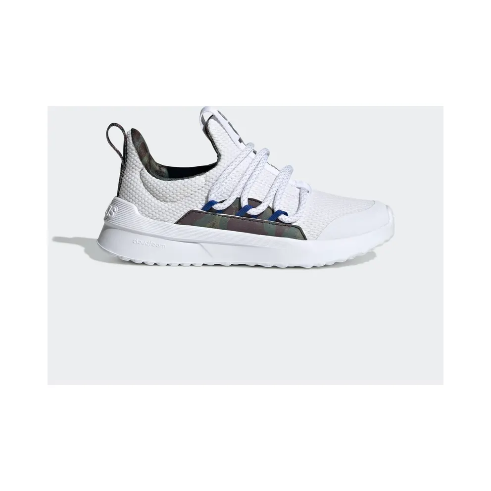adidas Lite Racer Adapt 5 Lifestyle Running Slip-On Lace Schuh Cloud White / Cloud White / Royal Blue (GW7156)