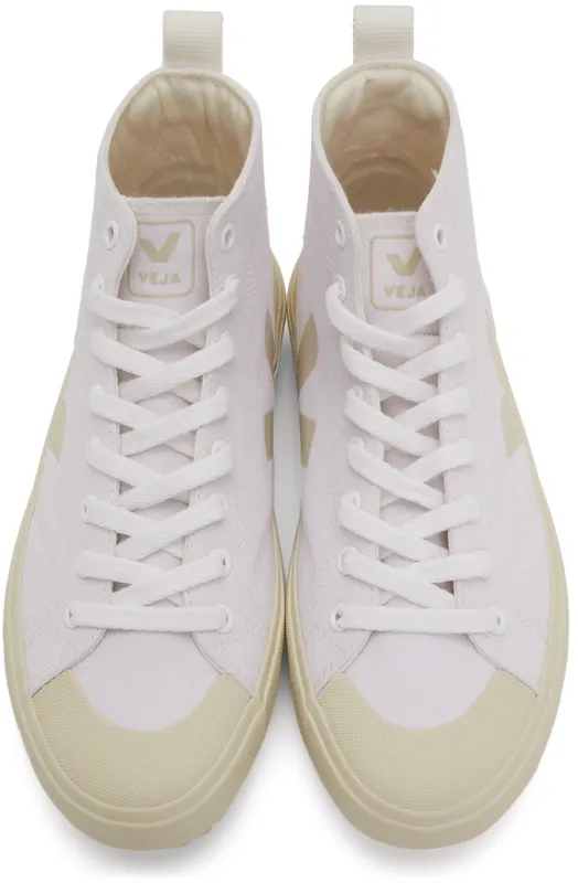 Veja White & Off-White Canvas Nova High-Top (NT0102348)