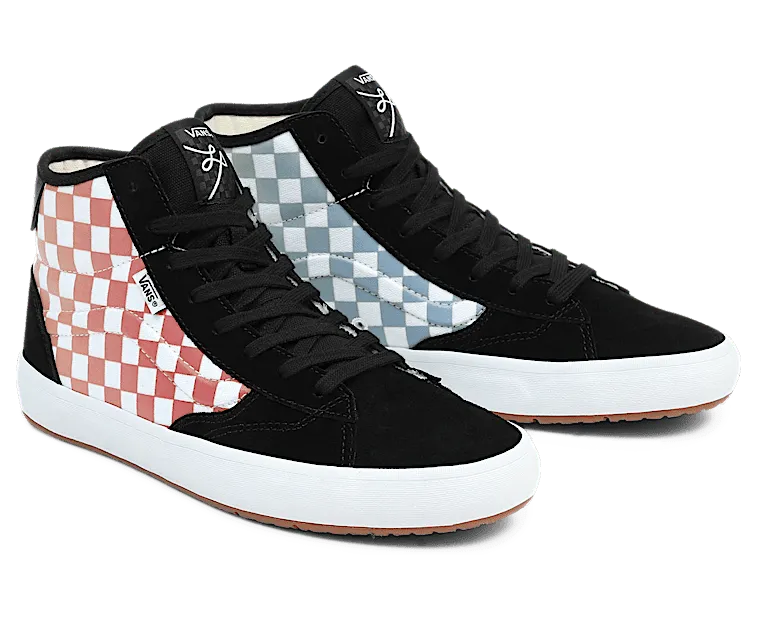 Vans The Lizzie Black Multi-Color Checkerboard (VN0A4BX1BML)