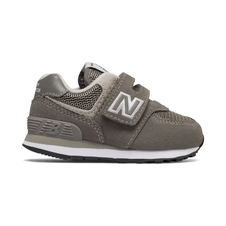 New Balance Kids Grey 574 Sneakers (IV574GG)