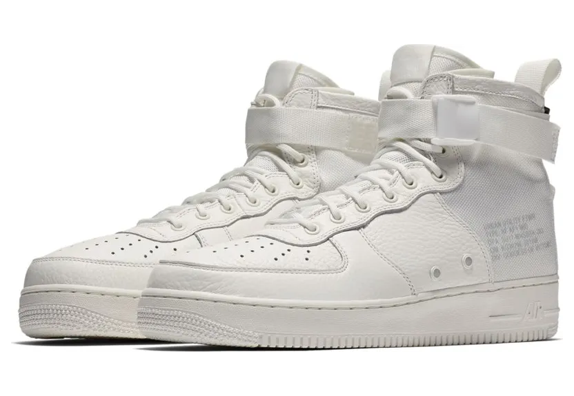 Nike SF Air Force 1 Mid Triple Ivory