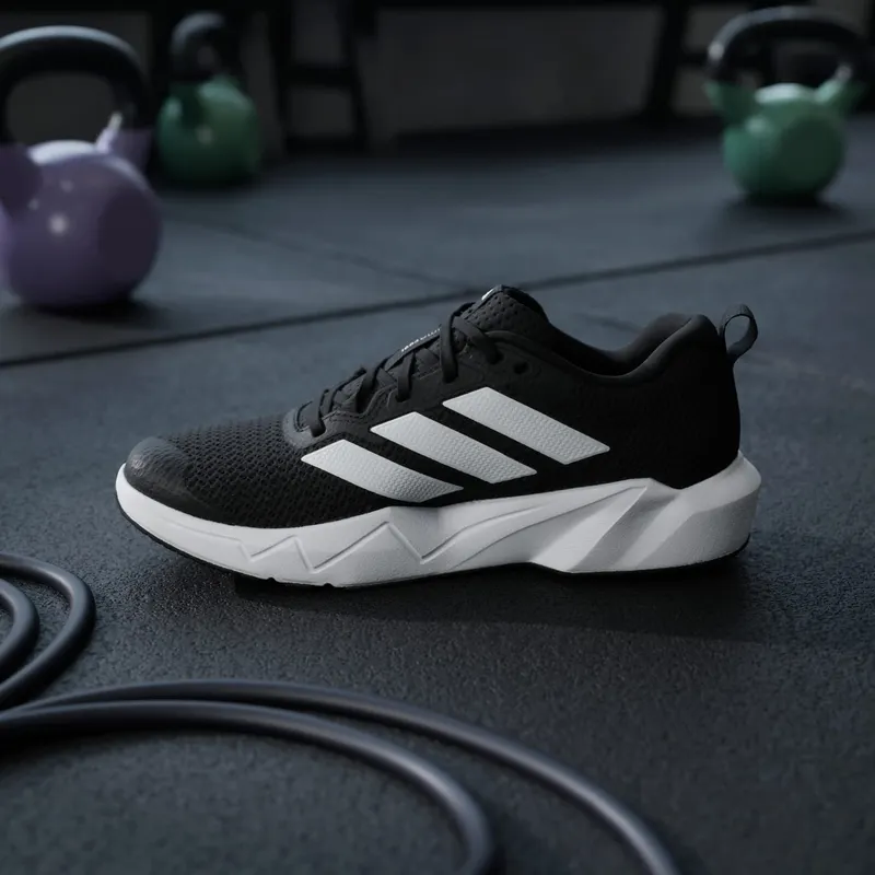 Adidas Rapidmove Go Training Shoes Core Black / Cloud White / Silver Metallic (JQ3953)