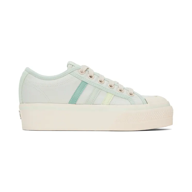 adidas Nizza Platform Cream White / Almost Lime / Wonder White (GX4605)