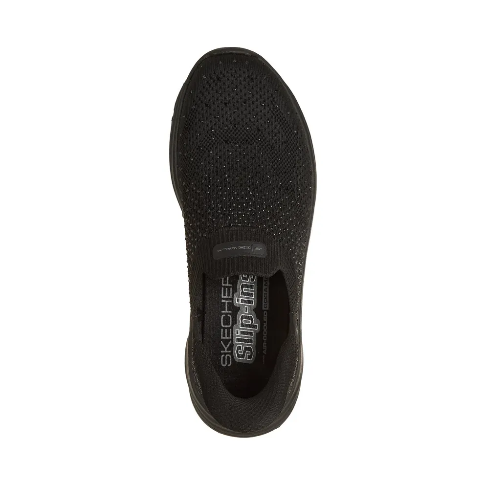 Skechers Slip-ins: GO Walk 8 “Tiana Sneaker Black” (125928BBK)