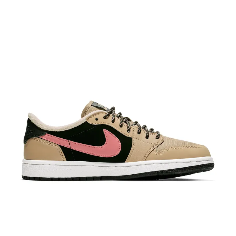 Jordan 1 Retro Low Utility Pack (W) Parachute Beige/Black-Beach-Lava Glow (AQ0828-200)