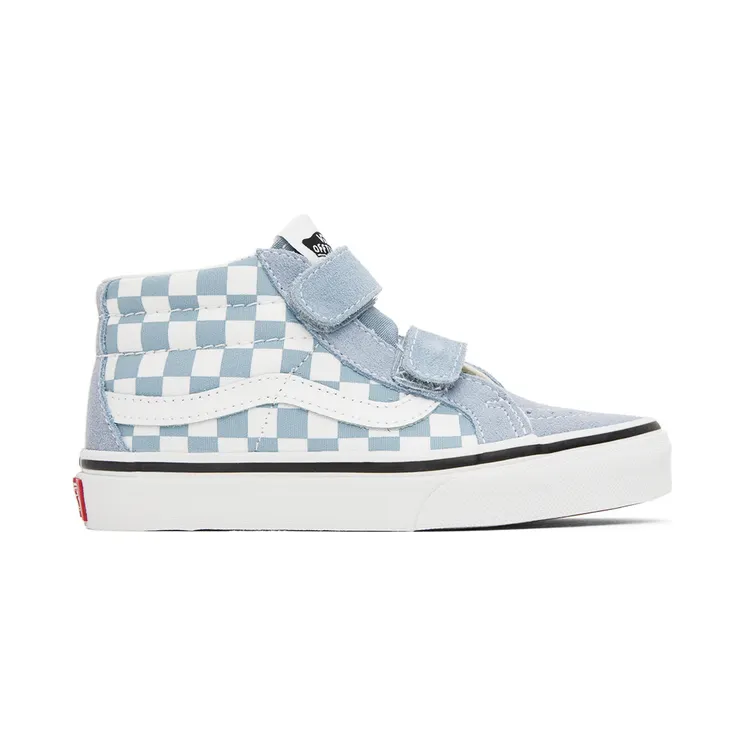 Vans Kids Blue & White Sk8-Mid Reissue V Little Kids Sneakers (VN0A38HHBD2)