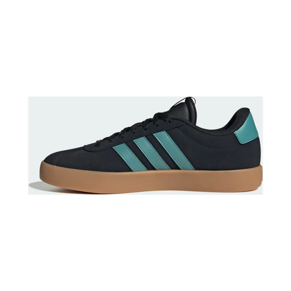 Adidas VL Court 3.0 Core Black / Powder Teal / Silver Metallic (JR8653)