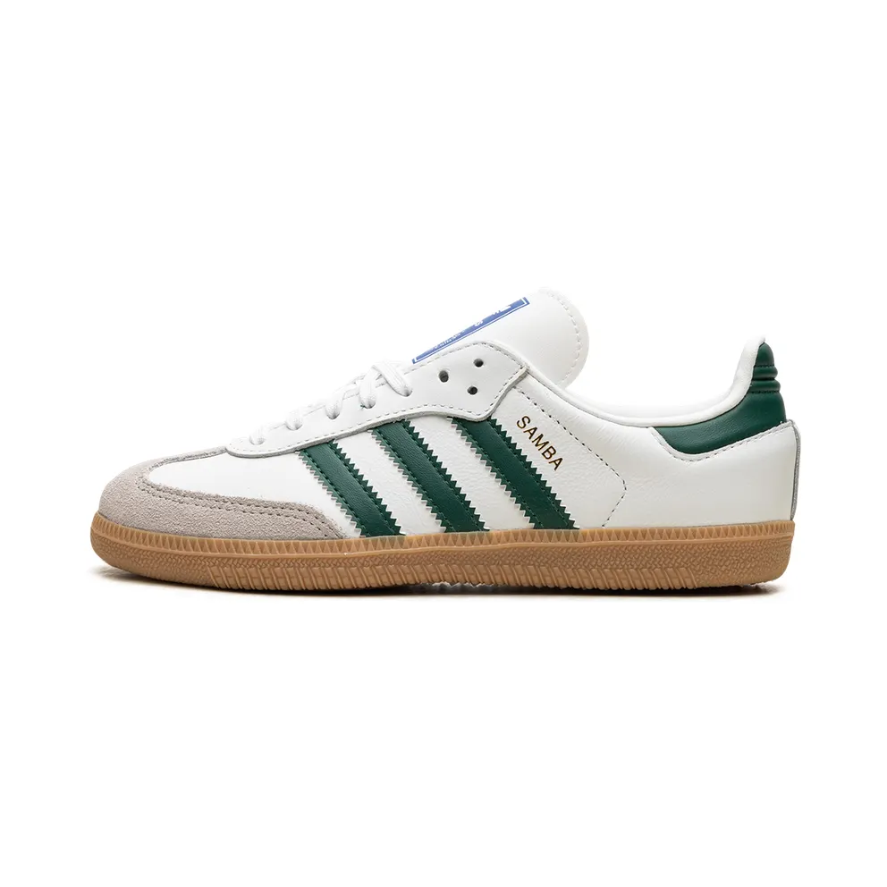adidas Samba OG Kids Schuh Cloud White / Collegiate Green / Gum (IE1334)