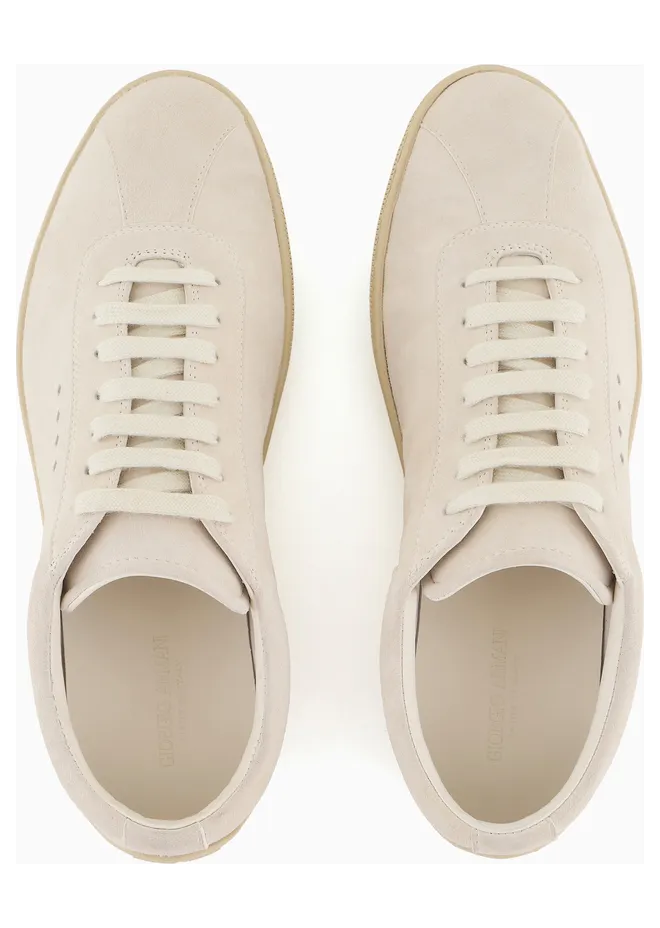 Armani Low-Top Suede Lace-Up Sneakers With Rubber Sole (X2X208-XF829-00638) (3)