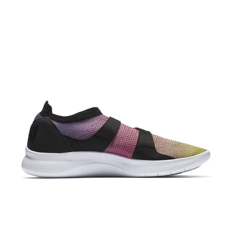 Nike  Air Sock Racer Ultra Flyknit Rainbow Yellow Strike/Racer Pink-Black-White (898021-700)