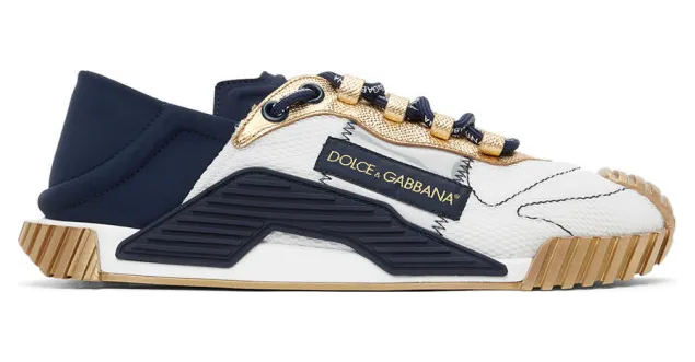 Dolce and Gabbana White NS1 Low Sneakers (CS1769AO229)
