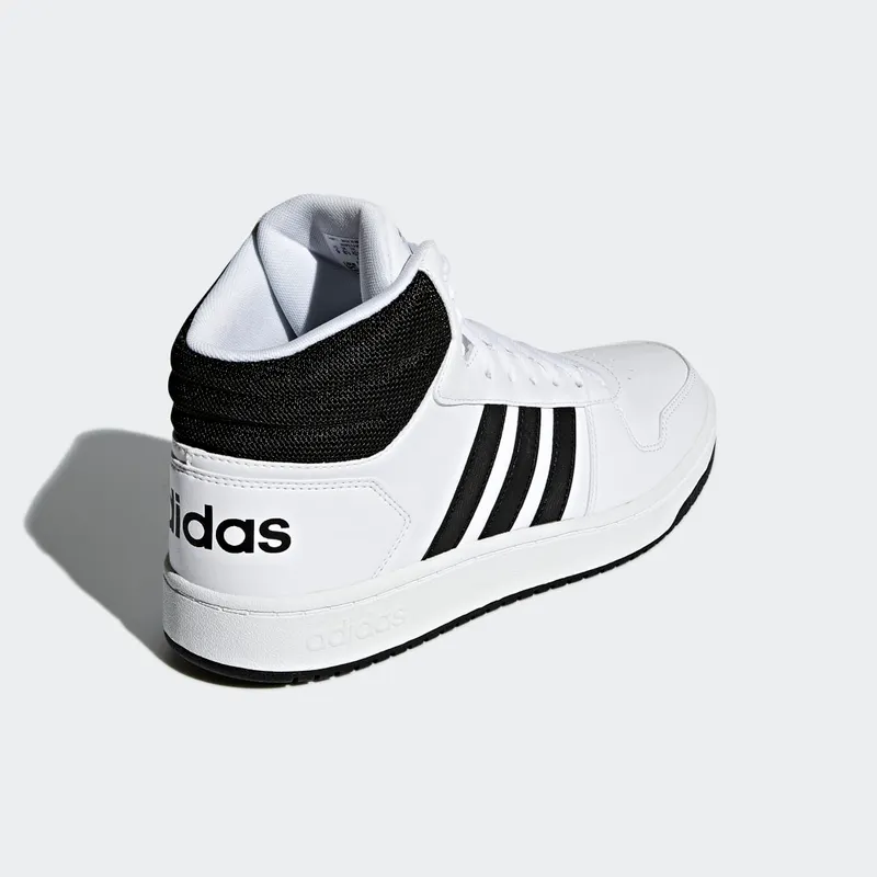 Adidas Neo Hoops 2.0 Mid ‘White Black’ Cloud White/Core Black/Core Black (BB7208)