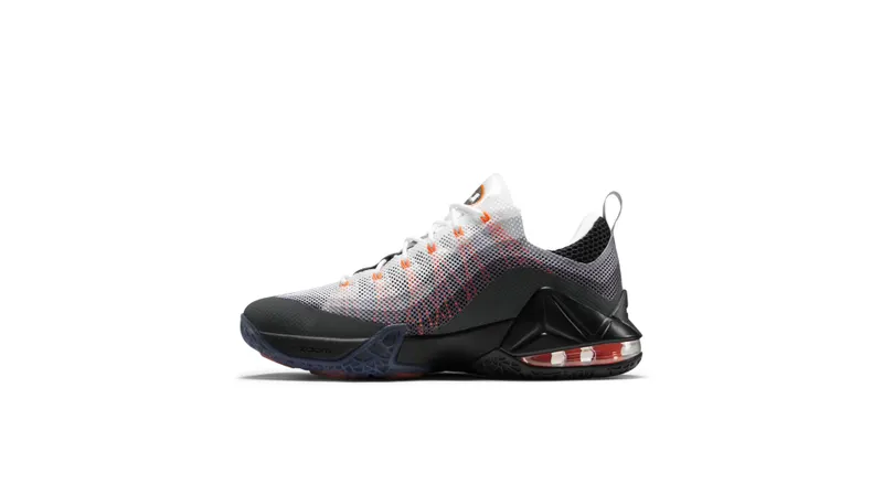 Nike Air Max 95 LeBron 12 Low Wolf Grey/White-Team Orange-Black (812560-081)