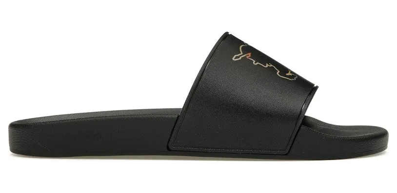 Burberry Check EKD Motif Slide Black (80718491)
