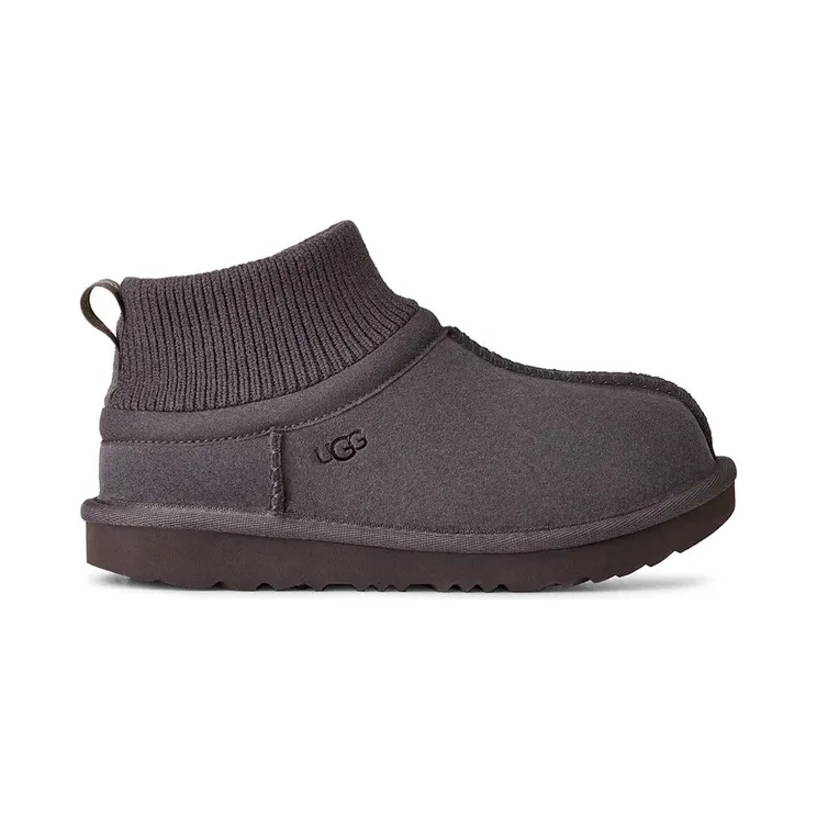 UGG Classic Ultra Stretch Cuff Slipper Obsidian (1157702K-OBS)