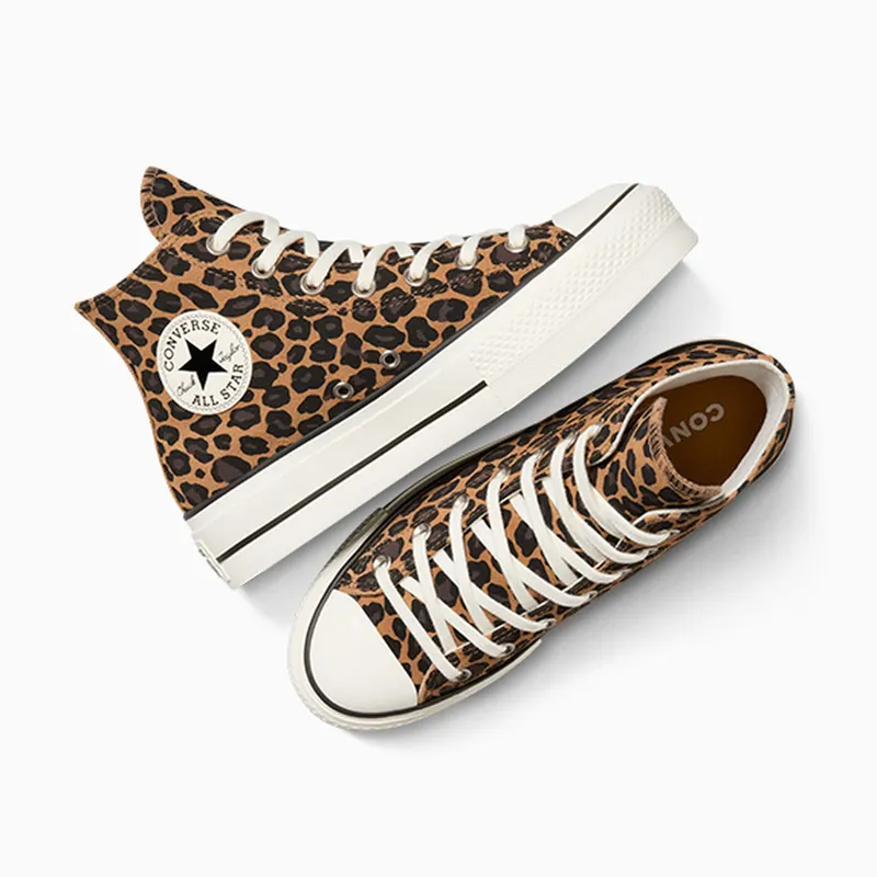 Converse Chuck Taylor All Star Lift Platform Hi Leopard Suede (A17979C)