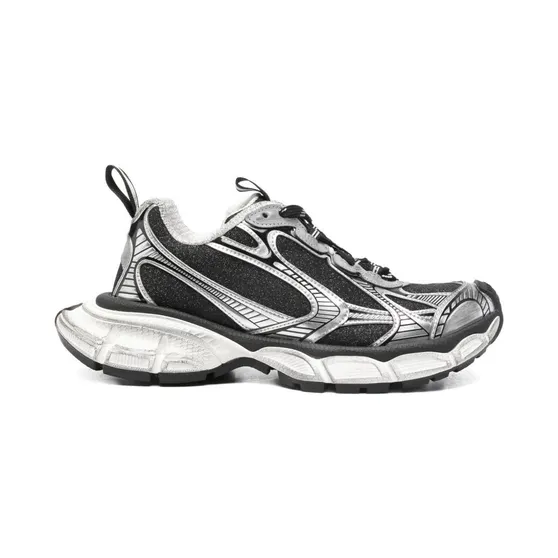 Balenciaga 3XL Lace-Up Black Silver