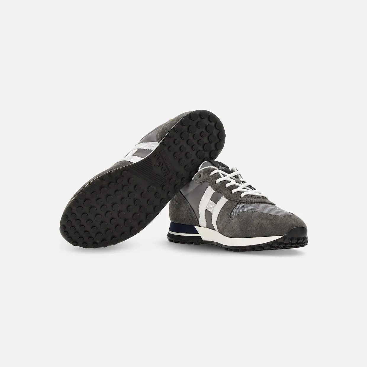 Sneakers Hogan H383 Grey White Yellow (HXM3830AN51MM40BBB) (4)