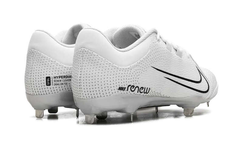 Nike Hyperdiamond 4 Pro Softball Cleats “WHITE BLACK” (CZ5920-102)