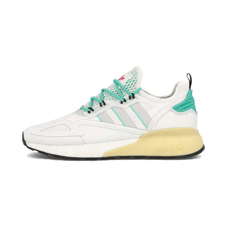 Adidas ZX 2K Boost ‘Grey Hi-Res Green’ Crystal White/Grey One/Hi-Res Green (FX4172)