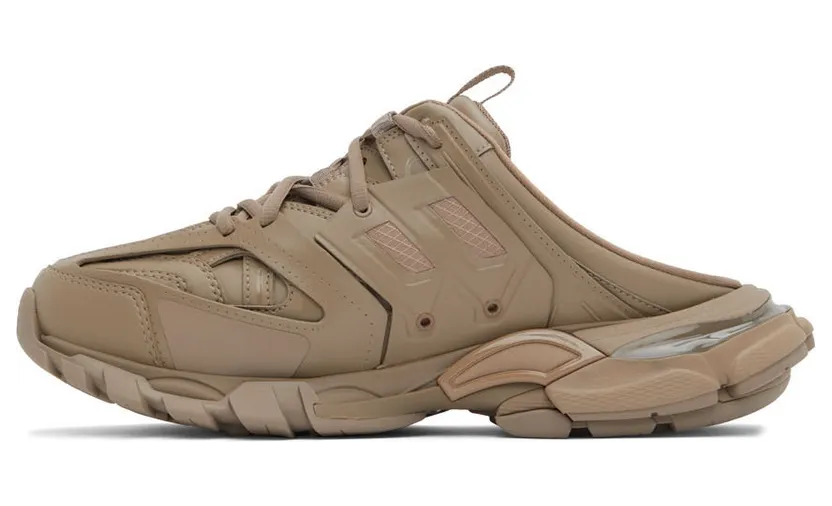 Balenciaga Taupe Track Mules (653814-W2FA6-9710) (3)