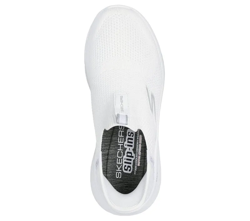 Skechers Slip-ins: Max Cushioning Elite 2.0 Sneaker White/Silver