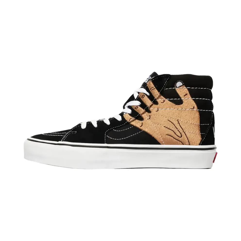 Vans x Imran Potato SK8-Hi VR3 LX Black / True White / Fenugreek – “Black / White / Potato Hand” (VN0A5EE7B7H1)