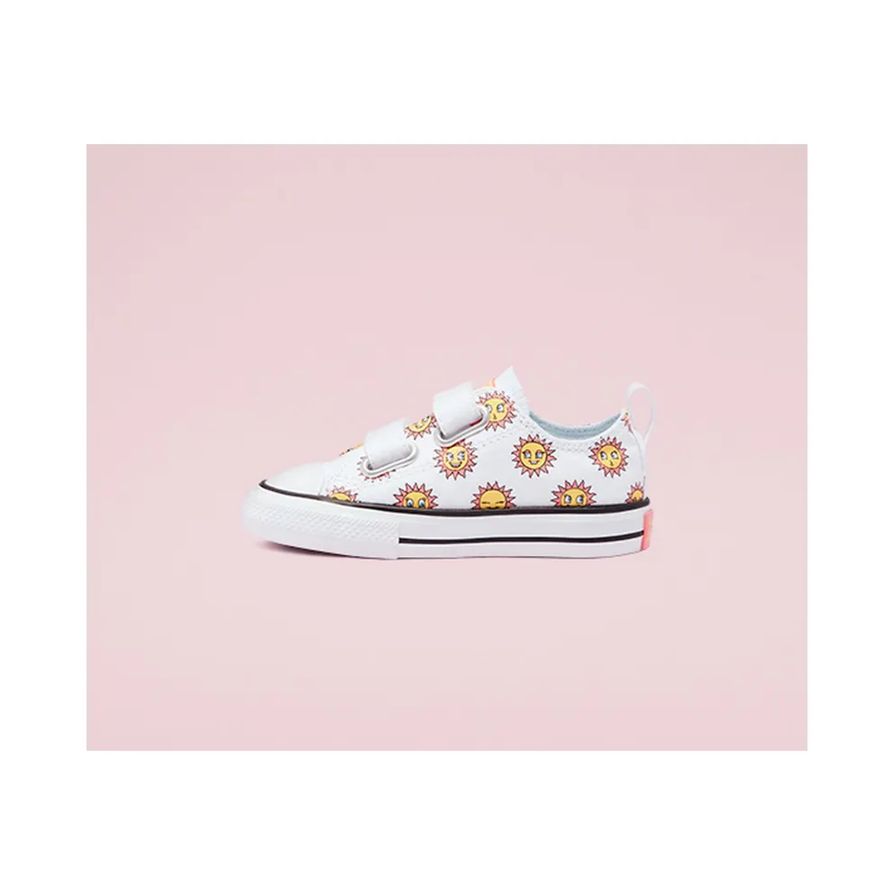 Converse Sun Graphic Easy-On Chuck Taylor All Star Low Top White/citron Pulse (770703C)
