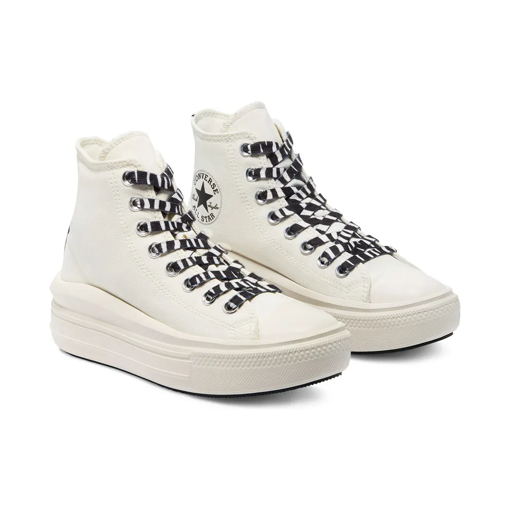 Converse Archive Print Chuck Taylor All Star Move High Top Egret/black/egret (570974C)