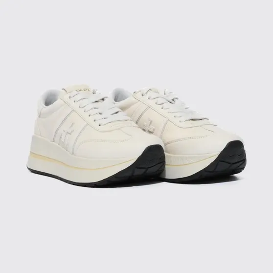 Premiata Leather Bethcoin Sneakers White (BETHCOIN8147)