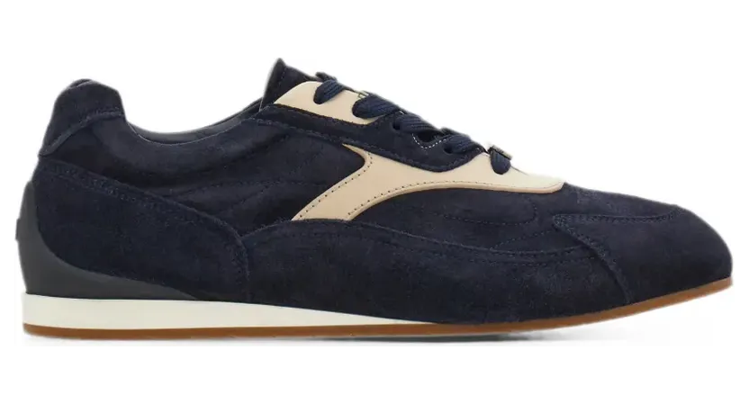 Ferragamo Sneakers met gancini-plakkaat en vlakken – Blauw (794926)