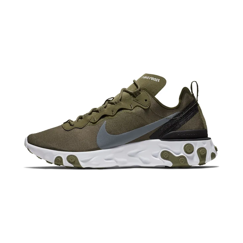 Nike React Element 55 Medium Olive (BQ6166-200)