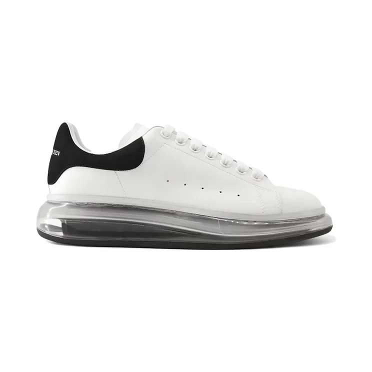 Alexander McQueen Oversized Clear Sole White Black (612746 WHXMA 9061)