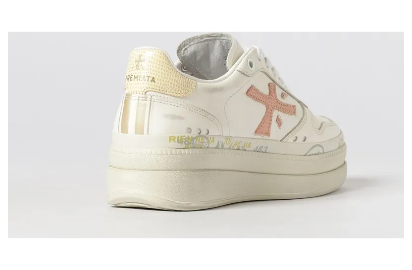 Premiata Micol Suede Sneakers White (MICOL8196) (2)
