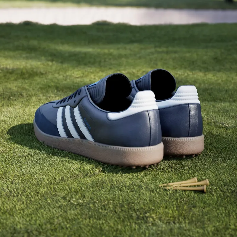 adidas Samba Spikeless Golf Night Indigo Cloud White Blue Bird (JP8544)