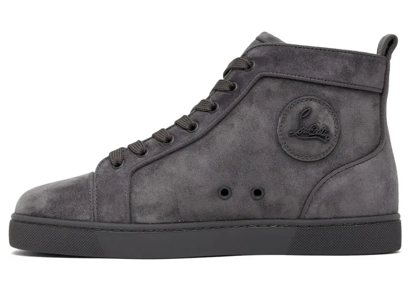 Christian Louboutin Grey Louis Orlato High Sneakers (3161213) (3)