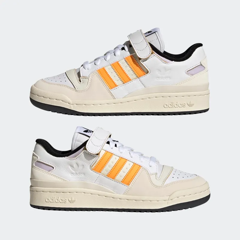 Adidas Forum 84 Low Off White / Orange Rush / Purple Tint (HR2009)
