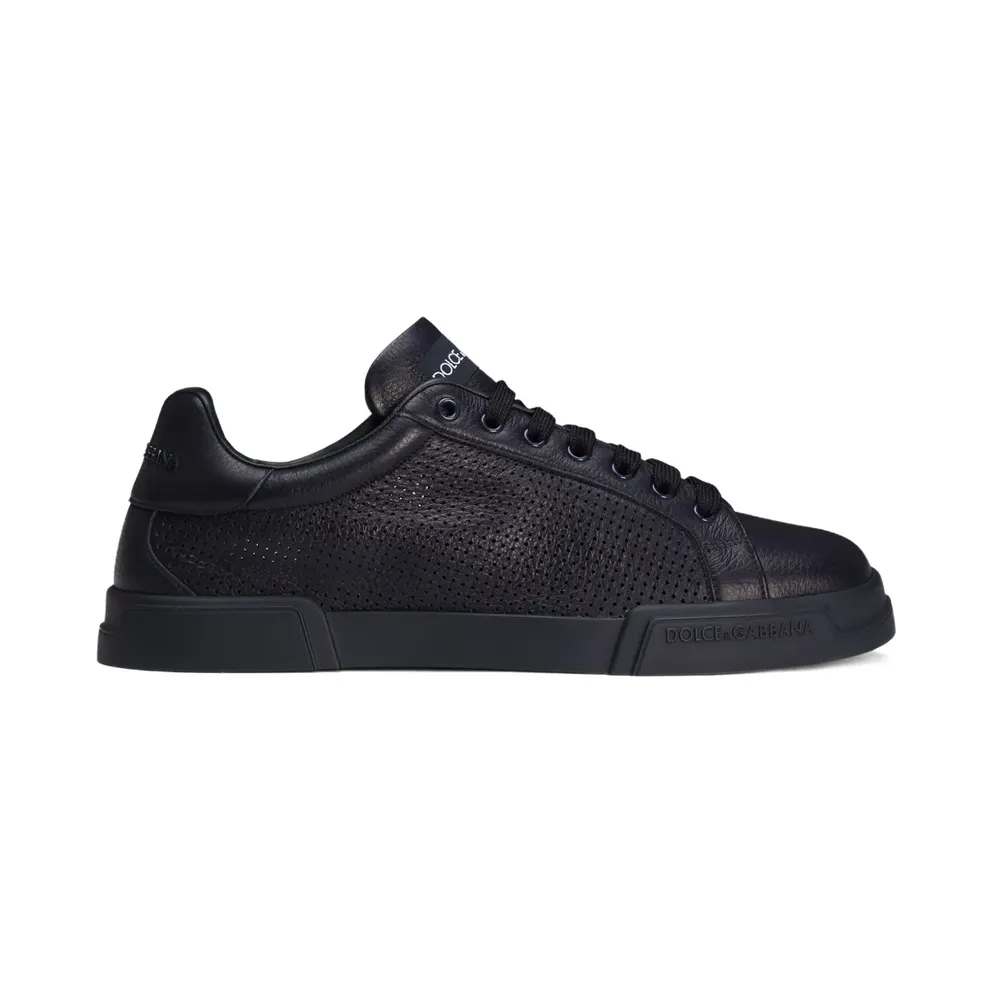 Dolce & Gabbana Portofino geperforeerde sneakers – Blau (CS2354AG093)