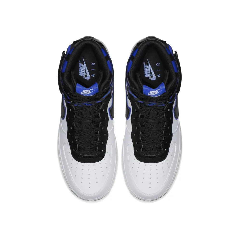 Nike Air Force 1 High Force Logo White Black Royal White/Black-Game Royal (806403-104)