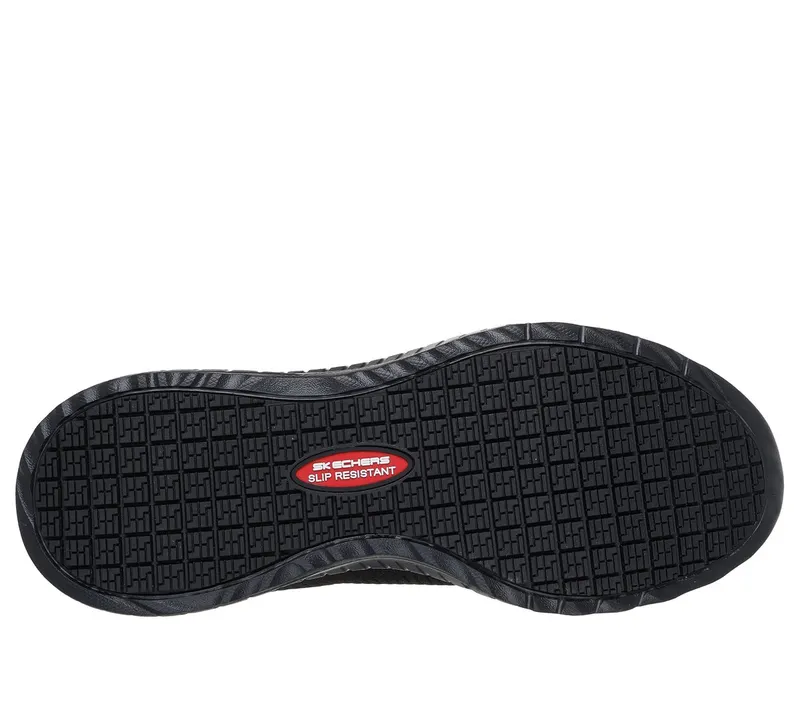 Skechers Work Slip-Resistant Waterproof: Squad Chaos – Awoa Sneaker Black